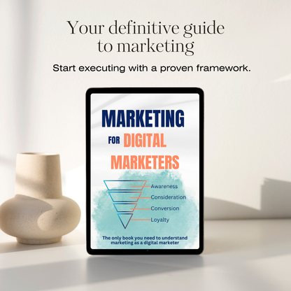Marketing for Digital Marketers Ebook