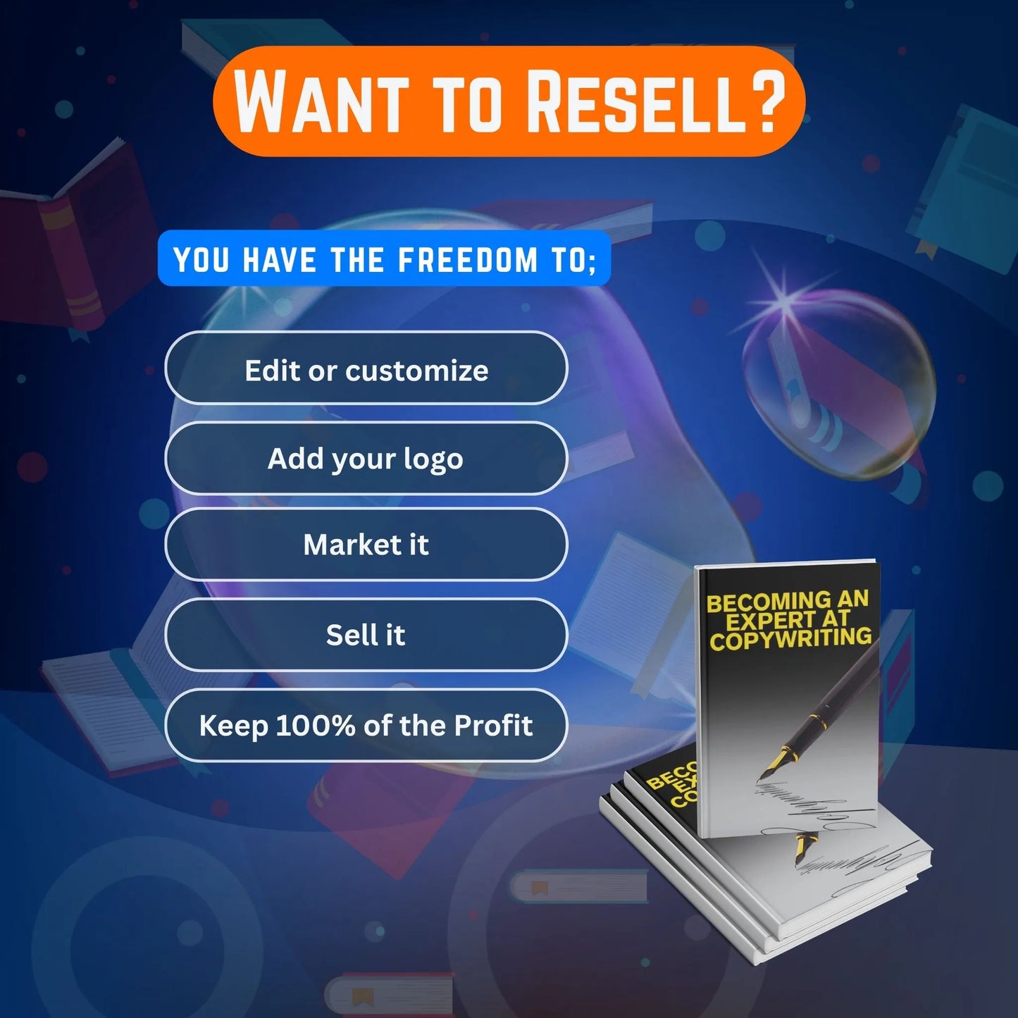 400+ Ecommerce & Digital Marketing eBooks Bundle – PLR & MRR Resell Rights Included