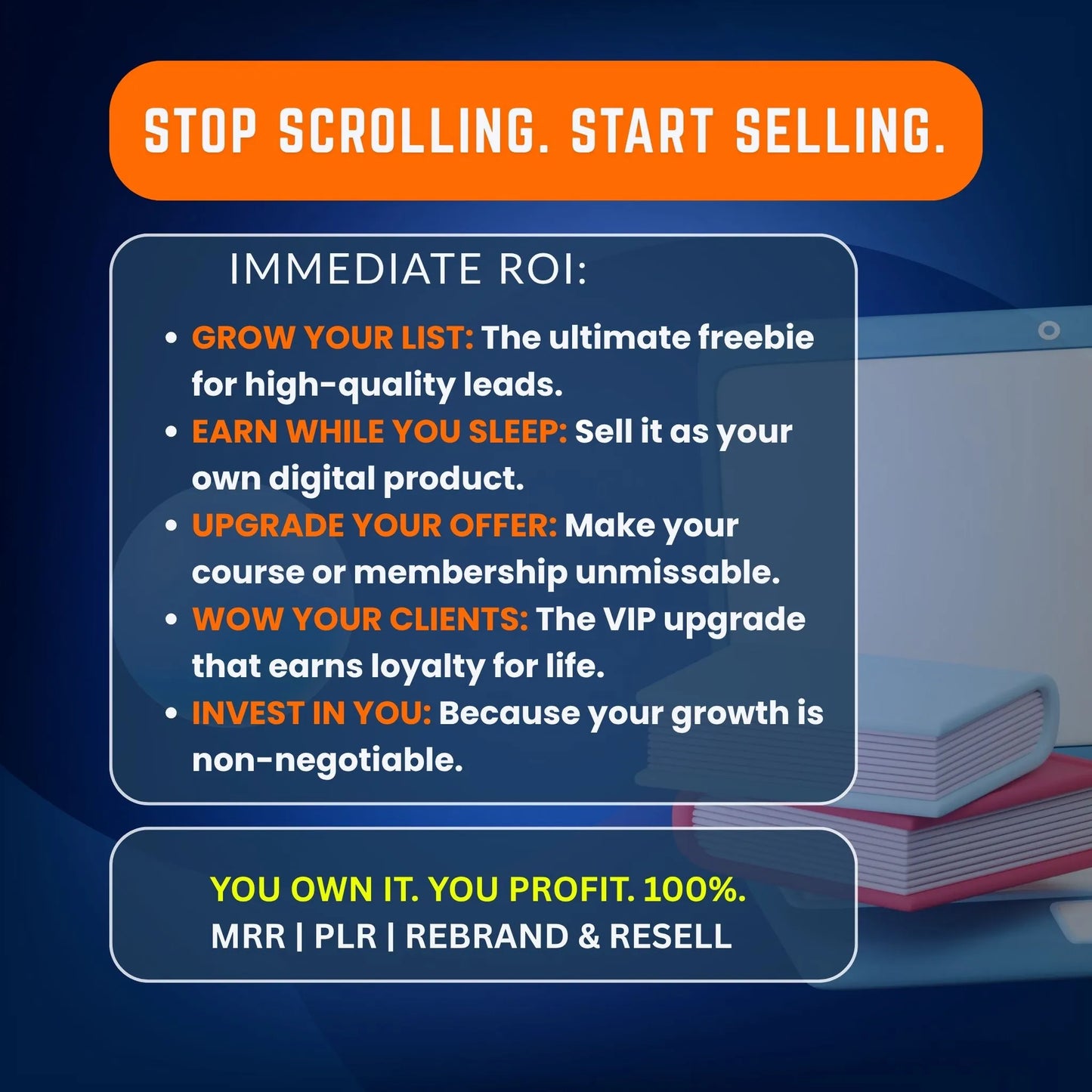 400+ Ecommerce & Digital Marketing eBooks Bundle – PLR & MRR Resell Rights Included